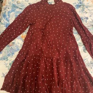 Loft long sleeve shift dress. Size xs